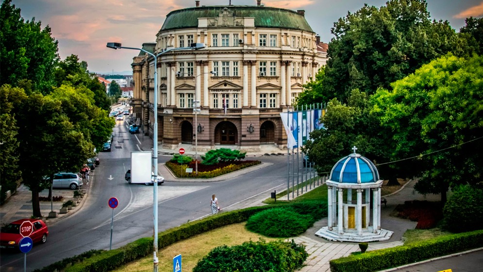 King Milan Square in Niš